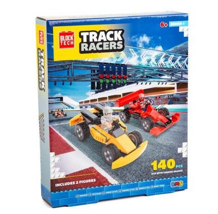 Block Tech Track Racers 140 piece Construction Set