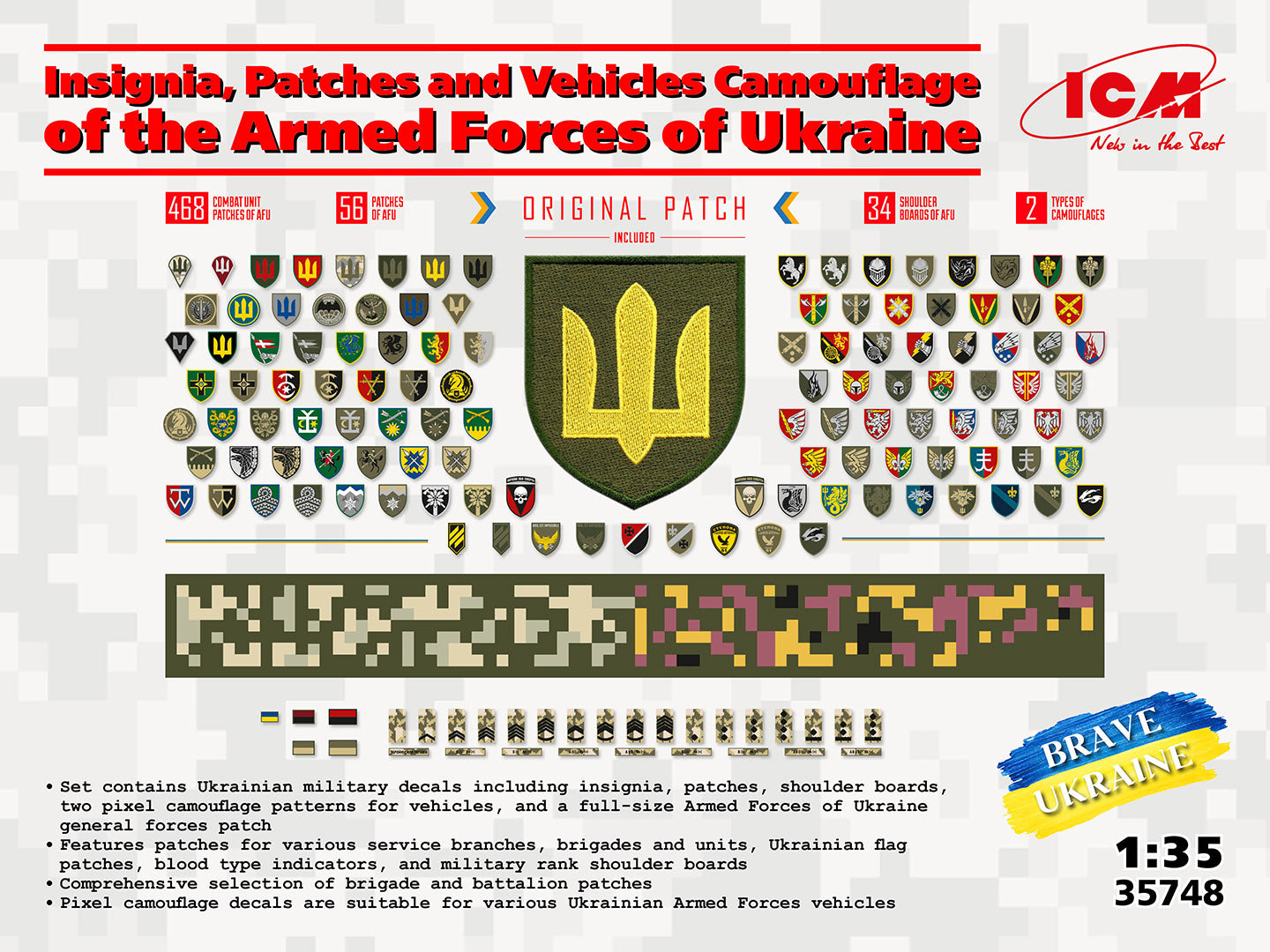 Insignia Patches & Vehicle Camoflage - Ukraine