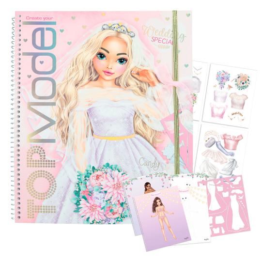 TOPModel Create your Wedding Special Colouring Book