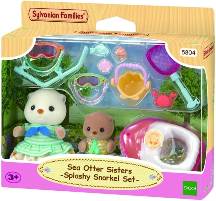 Sylvanian Sea Otter Sisters-Splashy Snorkel Set