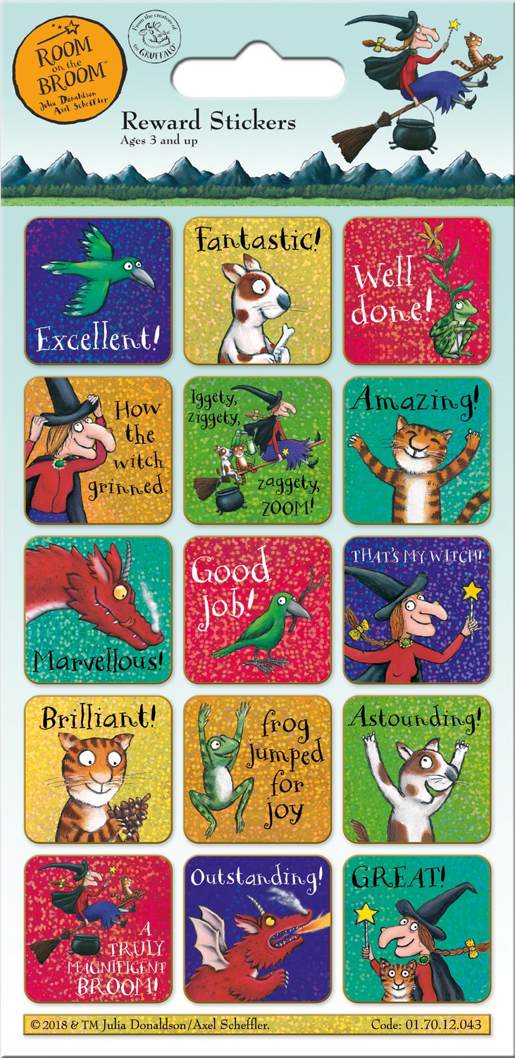 Room on the Broom Reward Stickers