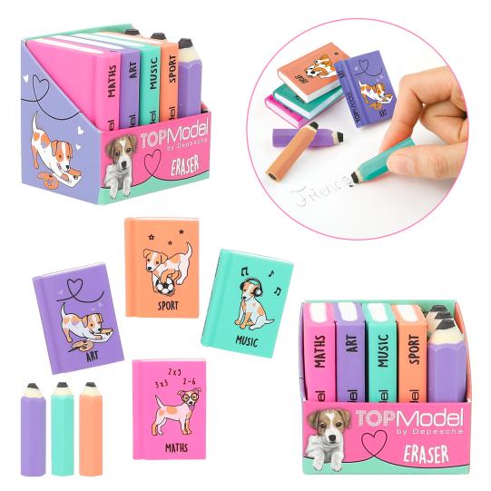 TOPModel Eraser Set Mini School