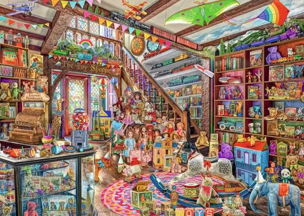 The Fantasy Toy Shop 1000 Piece Jigsaw