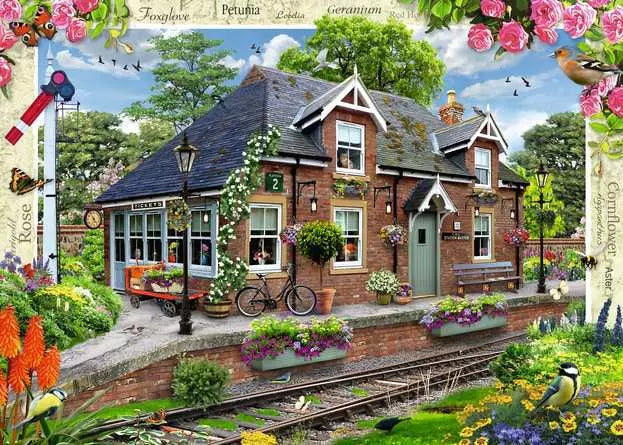 Railway Country Cottage 13 1000 Piece Jigsaw