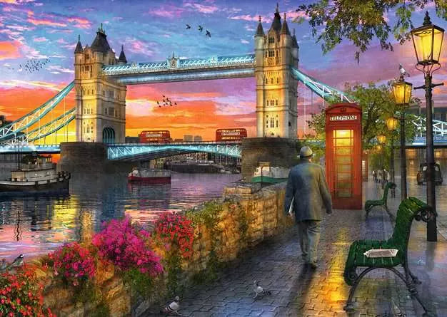 Tower Bridge at Sunset 1000 Piece Jigsaw