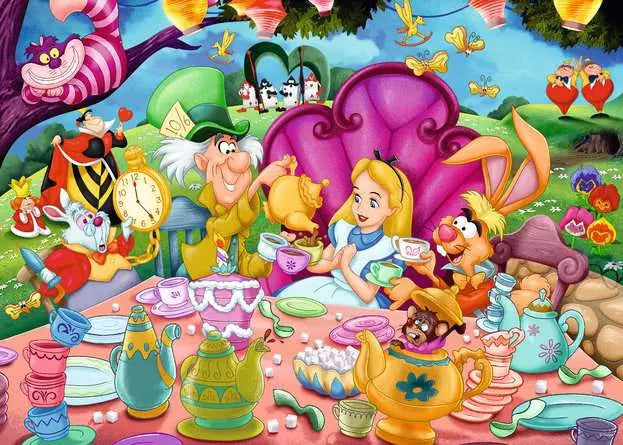 Alice in Wonderland 1000 Piece Jigsaw Puzzle