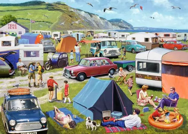 Camping & Caravanning 1000 Piece Jigsaw Puzzle