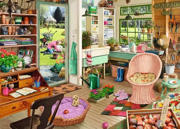 The Garden Shed 1000 Piece Jigsaw Puzzle