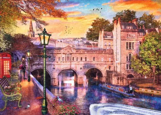Bath Romance 1000 Piece Jigsaw Puzzle