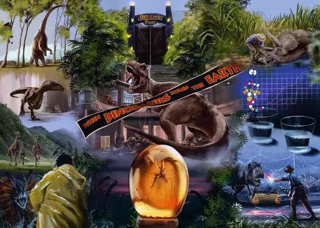 Jurassic Park 1000 Piece Jigsaw Puzzle