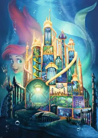 Disney Castles: Ariel 1000 Piece Jigsaw Puzzle