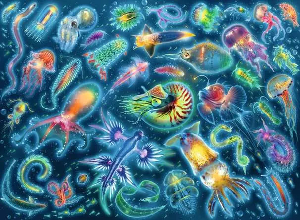 Jellyfish 500 Piece Jigsaw Puzzle