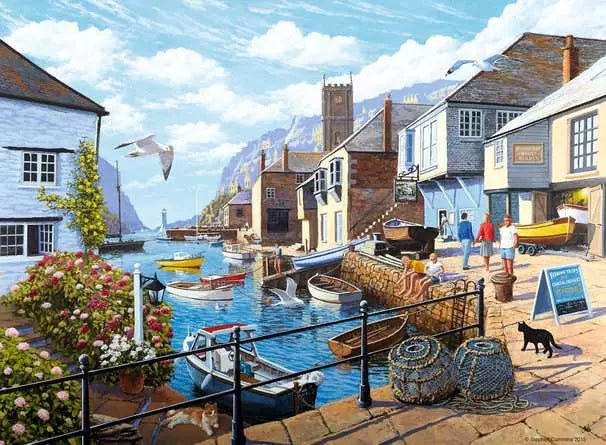Tranquil Harbour 500 Piece Jigsaw Puzzle