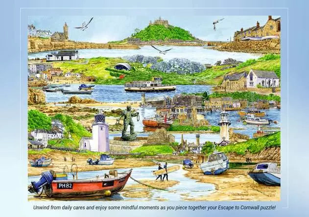 Escape to Cornwall 500 Piece Jigsaw Puzzle