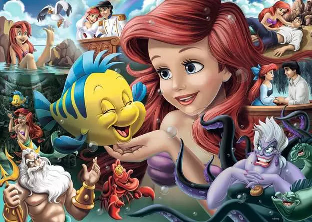 Heroines Collection:Ariel 1000 Piece Jigsaw Puzzle