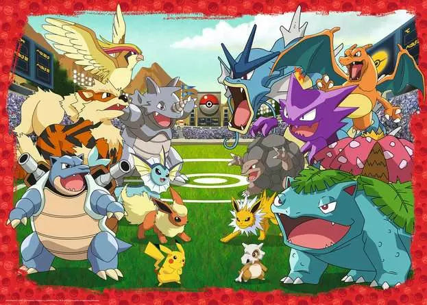 Pokemon Showdown 1000 Piece Jigsaw Puzzle
