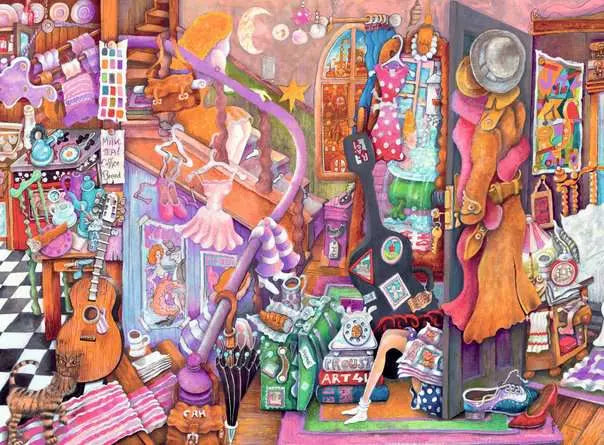 Student Days 500 Piece Jigsaw Puzzle