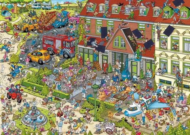 Rays comic Series The Hotel 1000 Piece Jigsaw