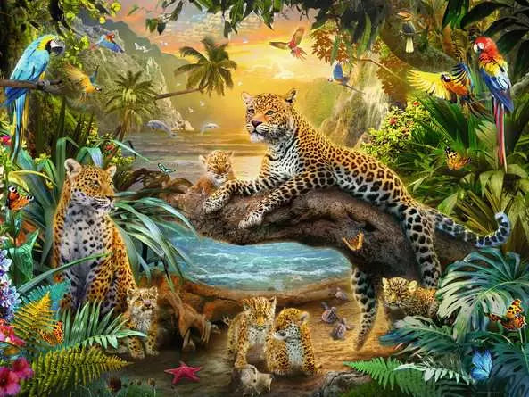 Savanna Coming to Life 1500 Piece Jigsaw Puzzle