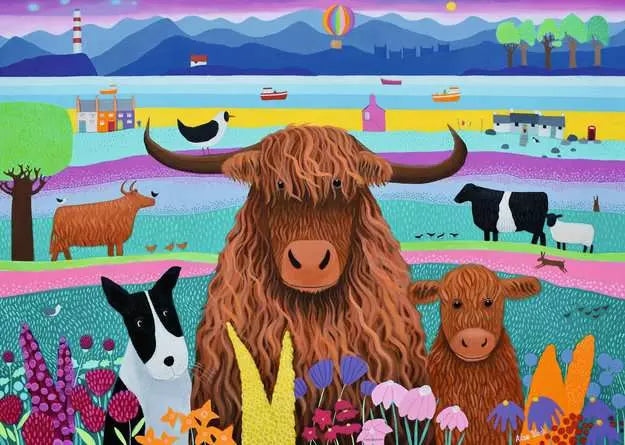 Highland Life 1000 Piece Jigsaw Puzzle