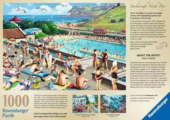 Leisure Days-Scarborough 1000 Piece Jigsaw Puzzle