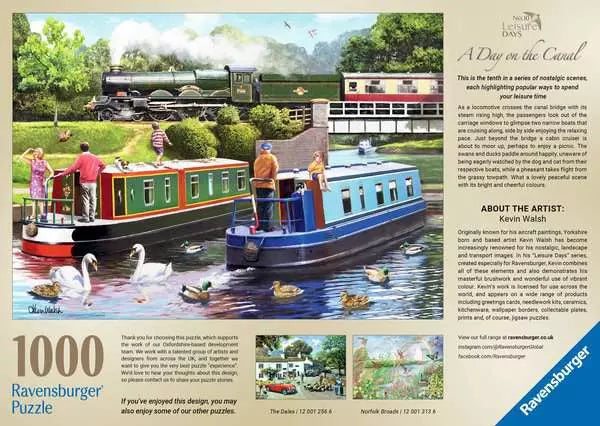 Canal Crossing 1000 Piece Jigsaw Puzzle