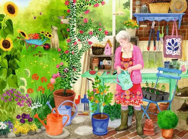 Gardening 100 Piece Jigsaw Puzzle