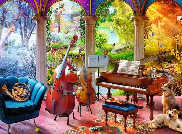 Four Seasons in Music 100 Piece Jigsaw Puzzle