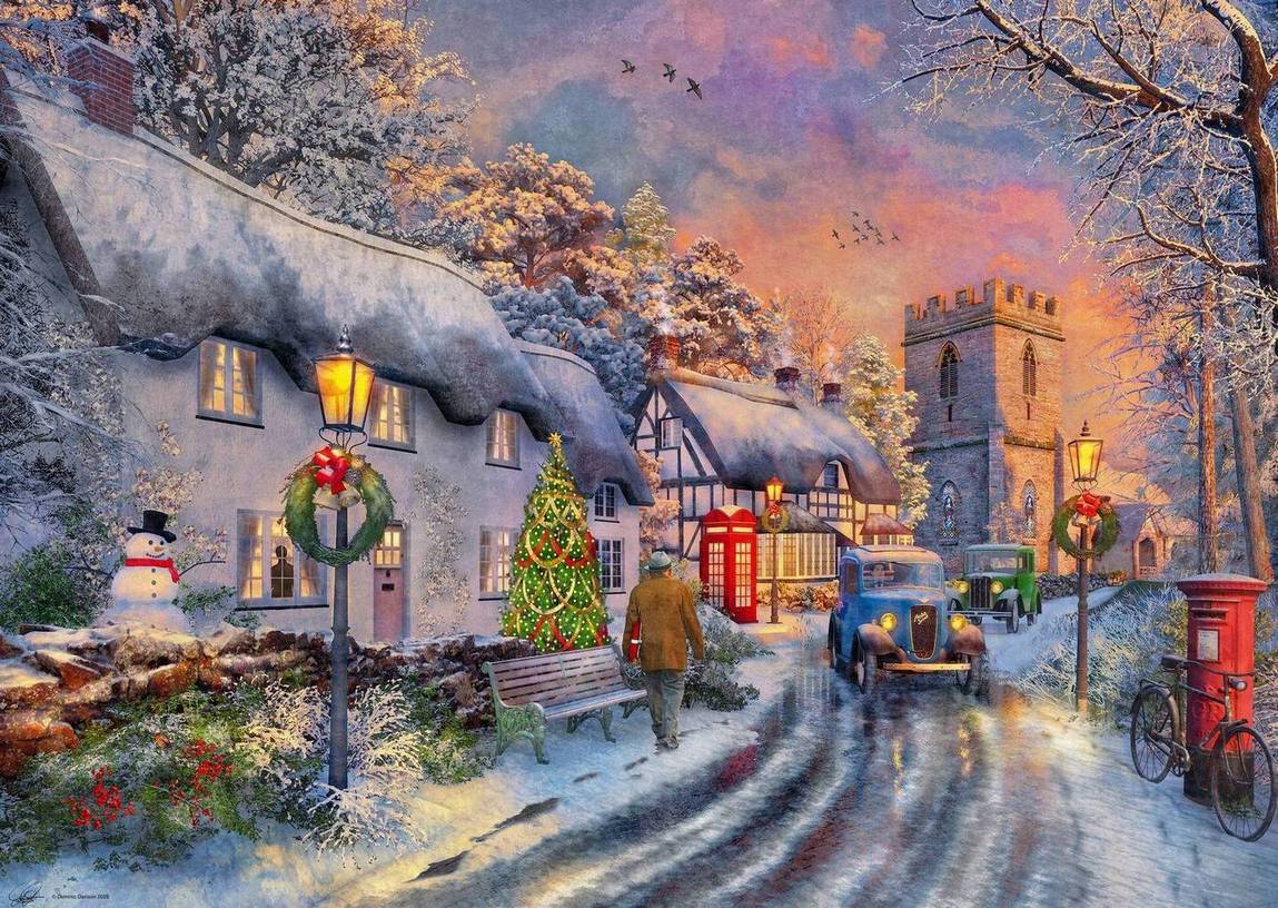 Coming Home for Christmas 500 Piece Jigsaw Puzzle