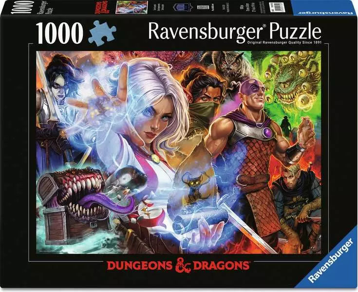 Dungeons & Dragons Quest Accepted 1000 Piece Jigsaw