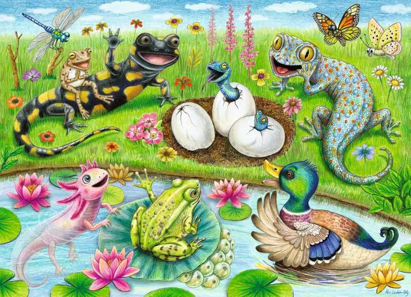 Hello Hatchlings 60 Piece Jigsaw Puzzle