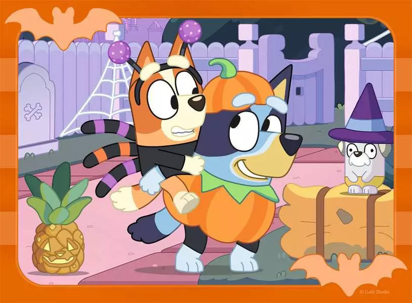 Bluey Halloween 12/16/20/24 Piece Jigsaw Puzzles