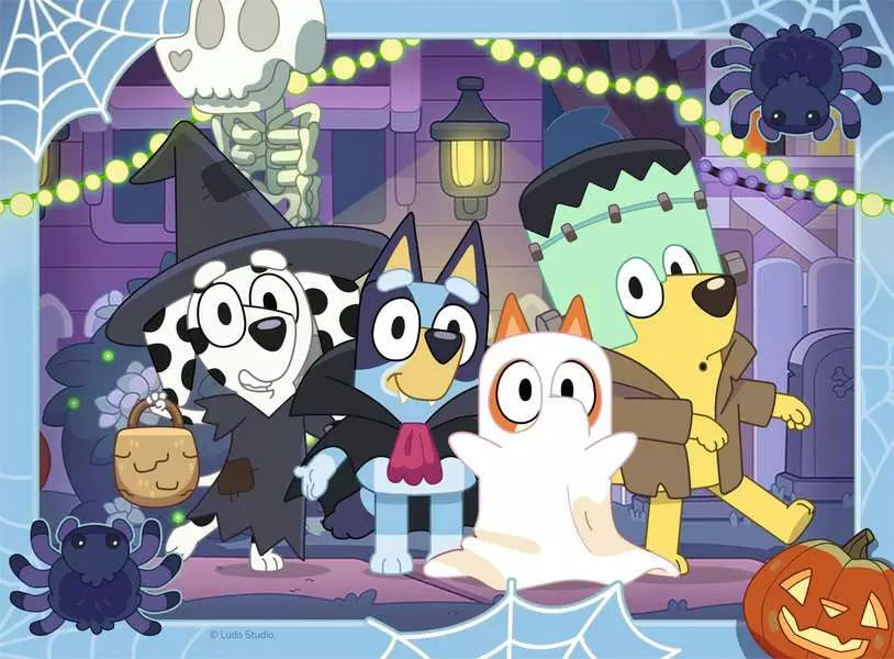 Bluey Halloween 12/16/20/24 Piece Jigsaw Puzzles