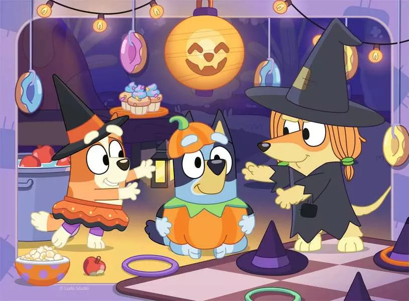 Bluey Halloween 12/16/20/24 Piece Jigsaw Puzzles