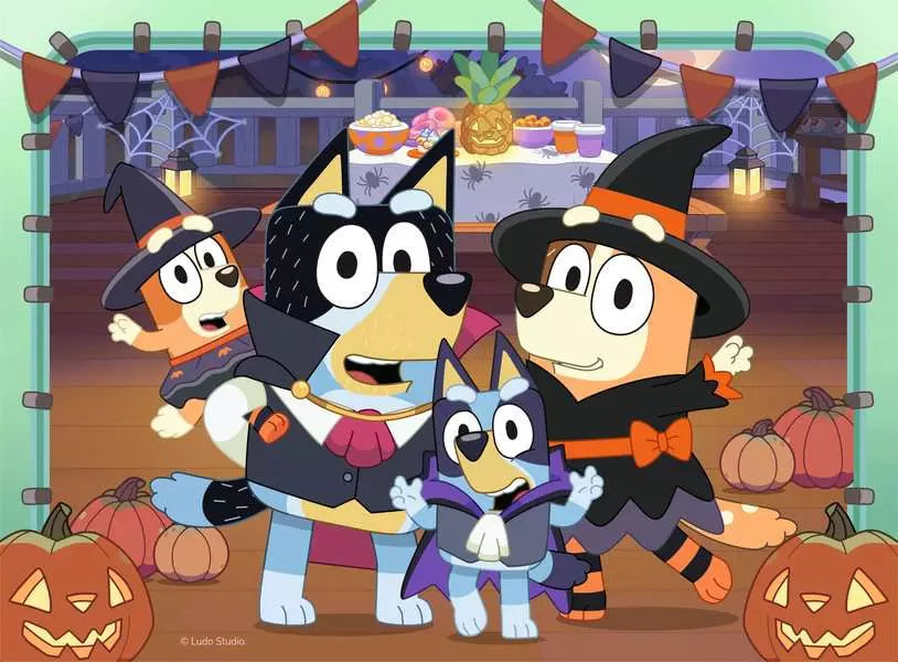 Bluey Halloween 12/16/20/24 Piece Jigsaw Puzzles
