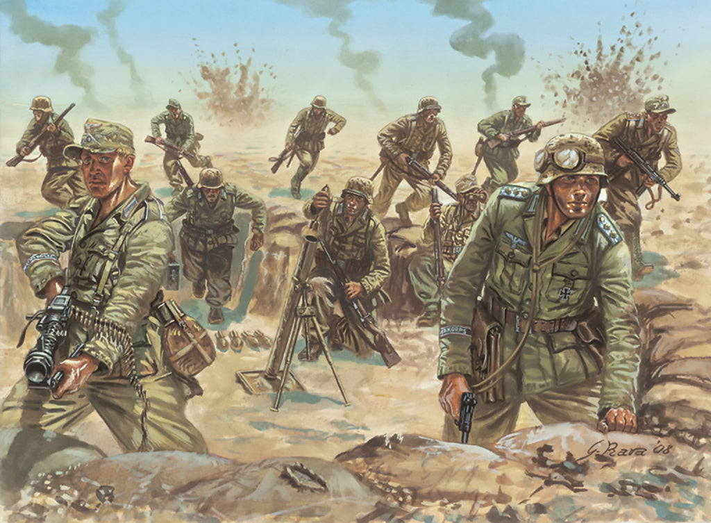 Italeri WW2 German Afrika 1:72 Scale Model Figures