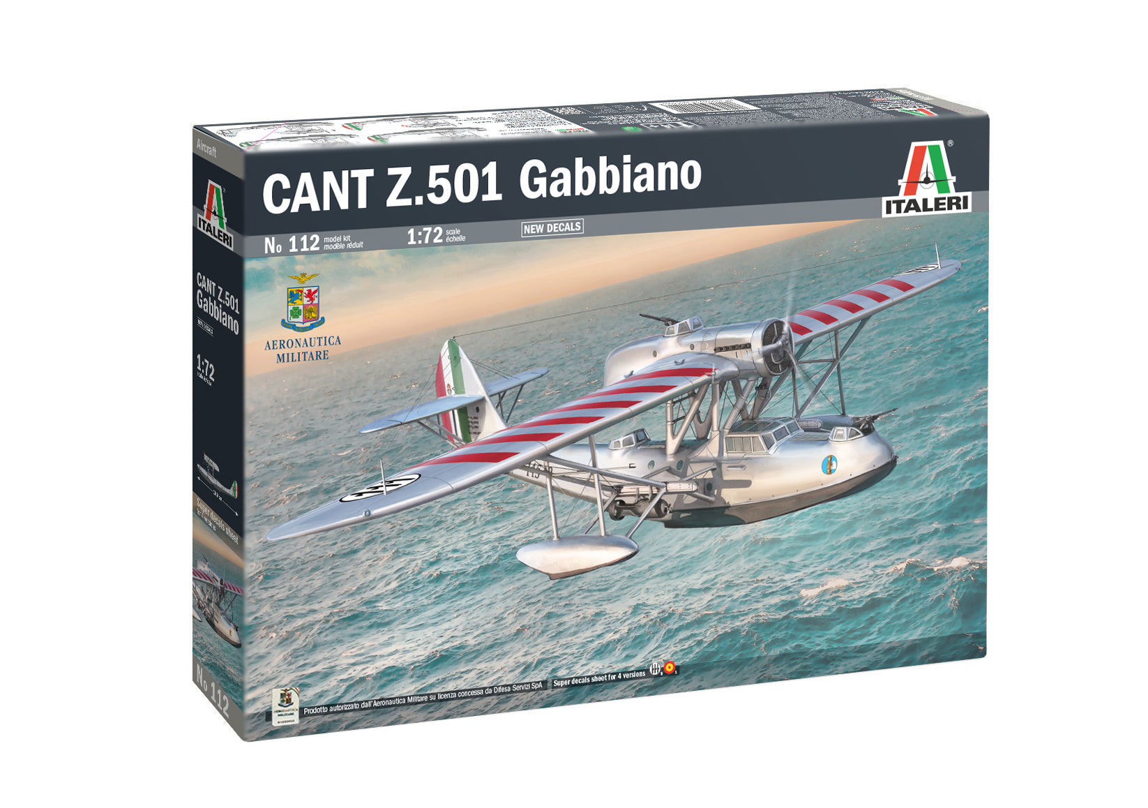 Italeri CANT Z.501 Gabbiano 1:72 Scale Kit