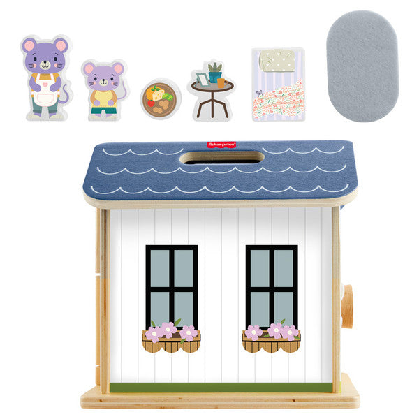 Fisher Price Wooden Folding Dollhouse