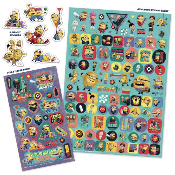 Despicable Me 4 Mega Sticker Pack