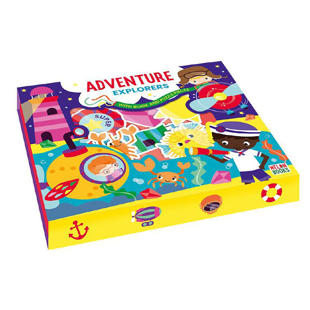 Adventure Explorers Book with Puzzle Pieces