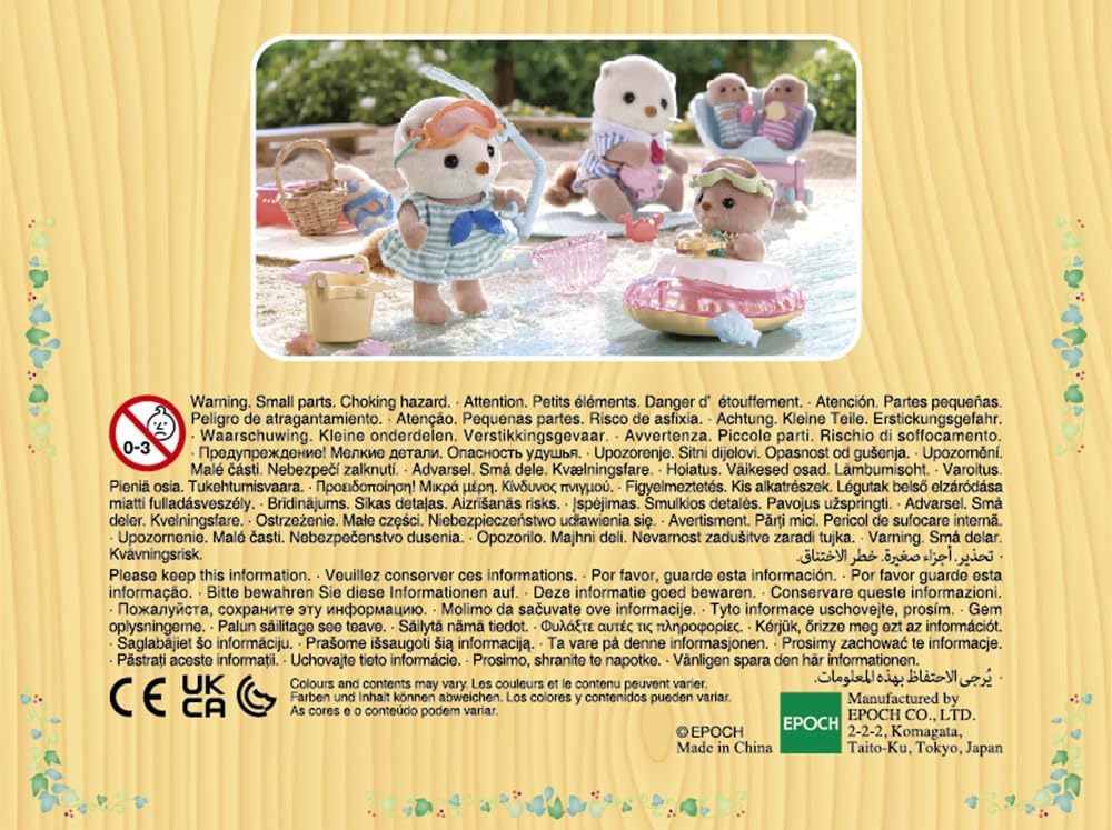 Sylvanian Sea Otter Sisters-Splashy Snorkel Set