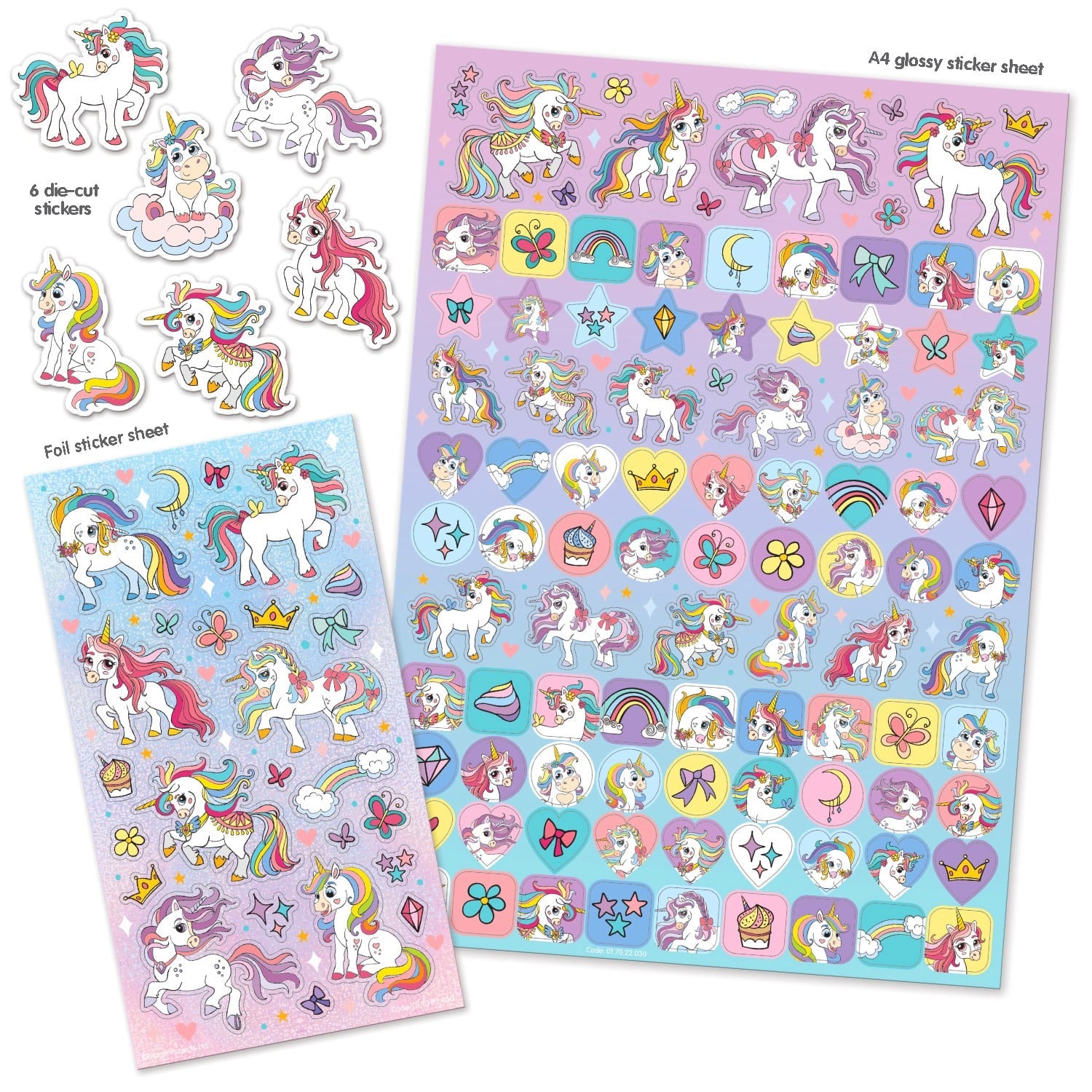 Magical Unicorns Mega Sticker Pack