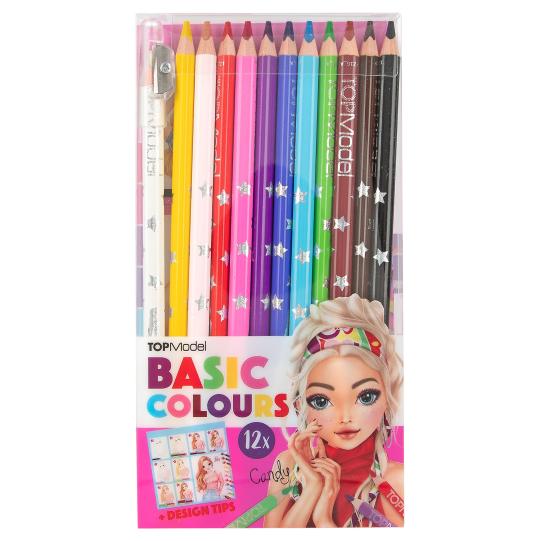 TOPModel Basic Colouring Pencil 12 Colour Set