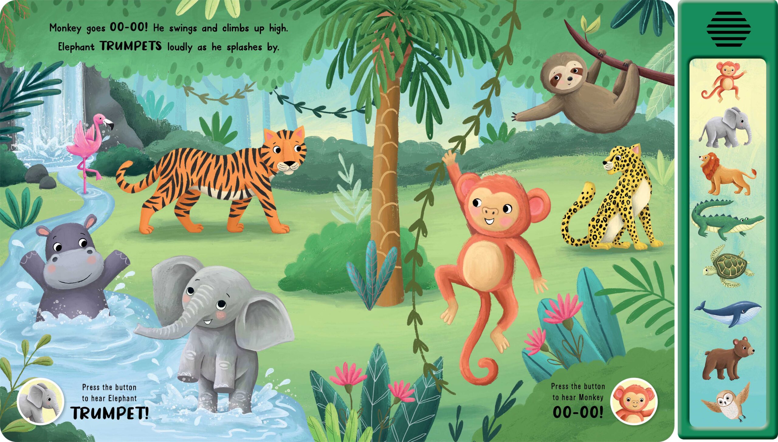 Animals Splash & Roar Sounds Book