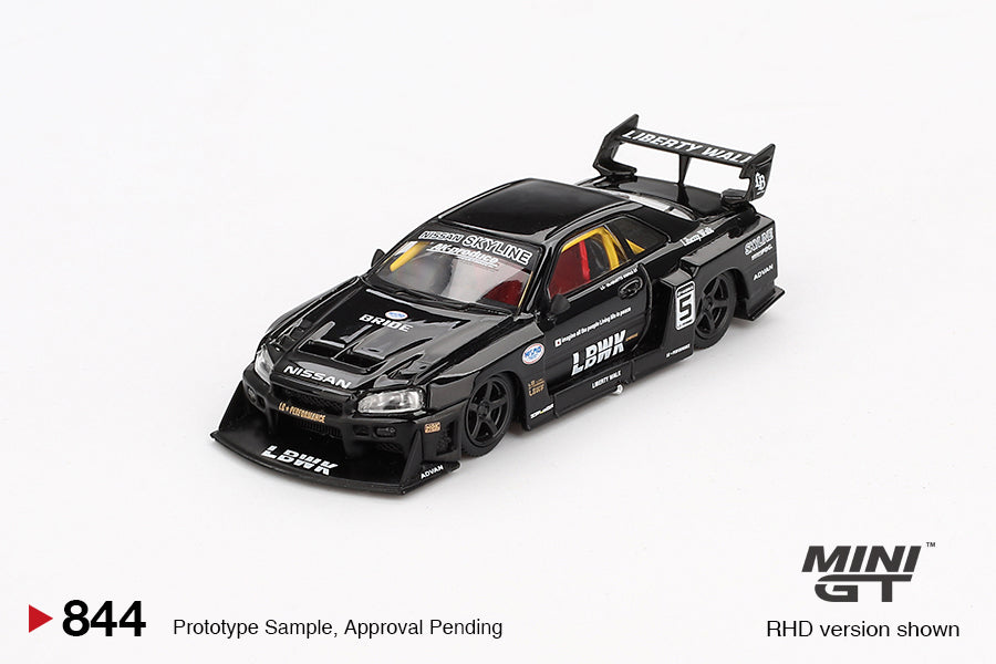 Mini GT Nissan LB-ER34 Super Silhoutette1:64 Scale