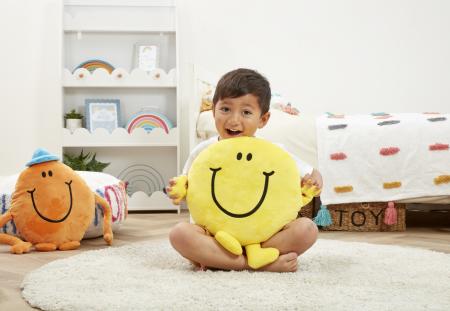 Mr. Happy Cushion Soft Toy