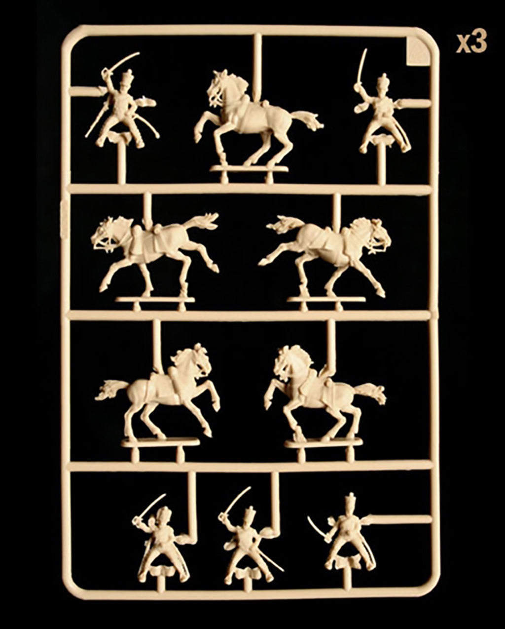 Italeri Napoleonic Wars French Light Cavalry 1:72 Scale Model Figures