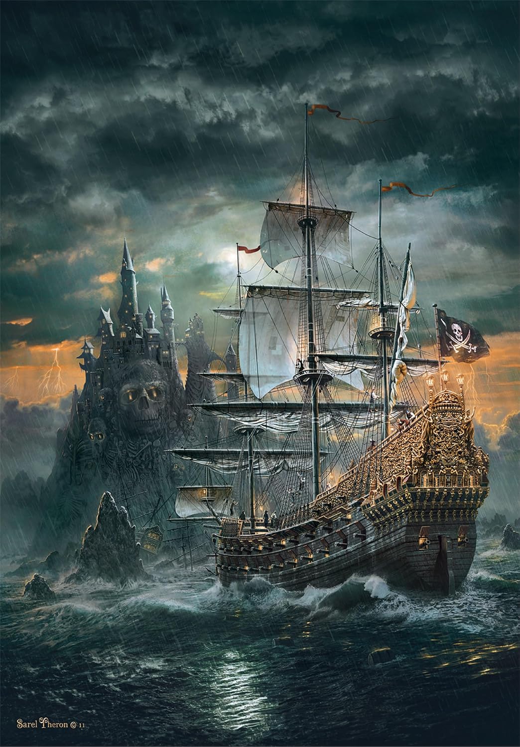 Clementoni High Quality The Pirate ShipPuzzle 1500