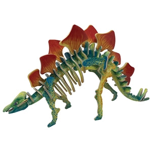 Easy to Assemble Stegosaurus 3D Wooden Puzzle