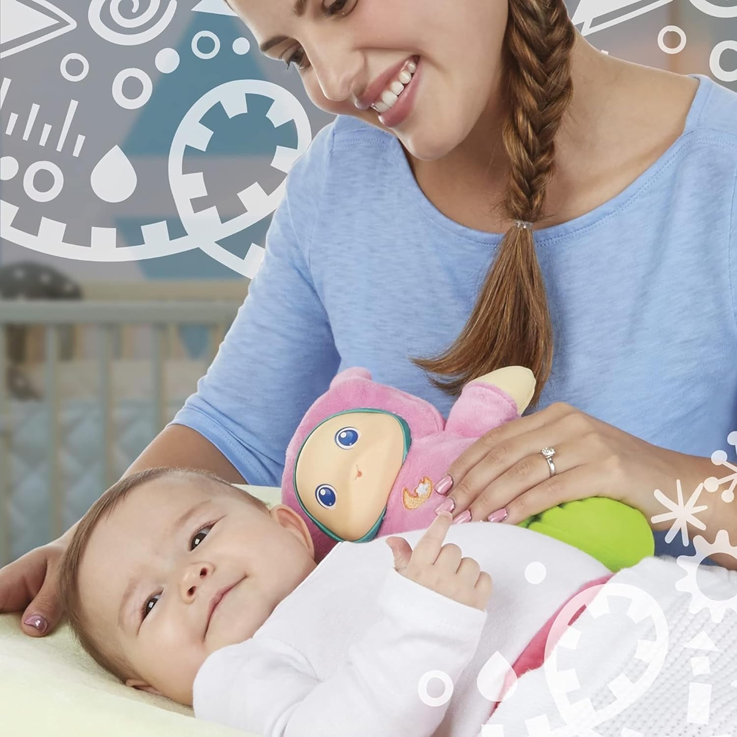 Playskool Lullaby Gloworm - Purple